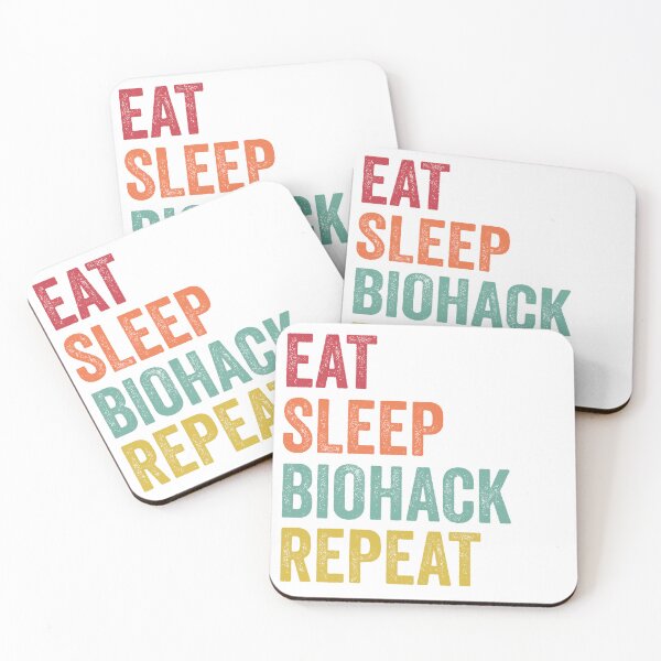 Item preview, Eat Sleep Biohack Repeat designed and sold by SarahJisri.
