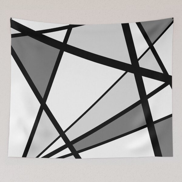 Item preview, Copy of  black White Geometric designed and sold by Seatzy.