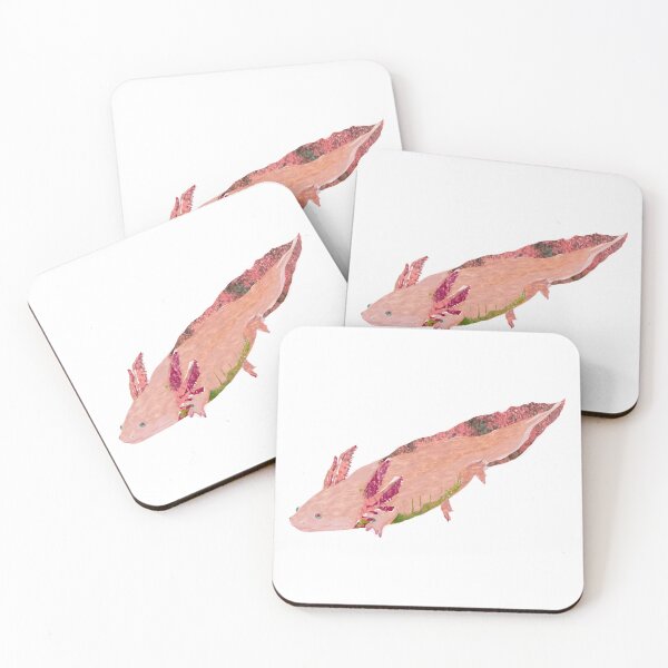 Item preview, Cute Axolotl Swimming  designed and sold by ginaisarty.