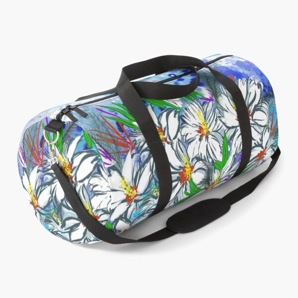 Item preview, Abstract acrylique white Daisies designed and sold by Layla Art.