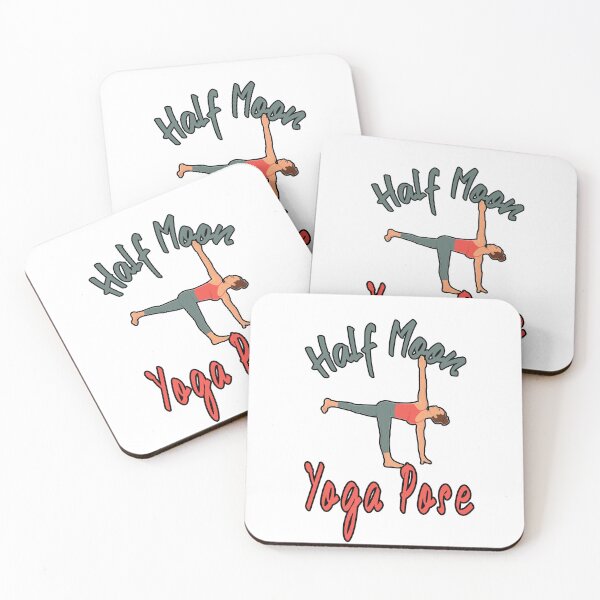 Item preview, Half Moon Yoga Pose Gift Idea For Yoga Lovers    designed and sold by Yobeli.