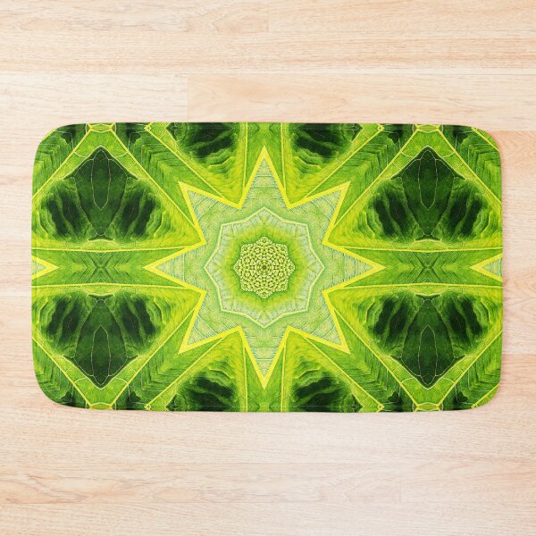 Item preview, ABSTRACT PAINTED GEOMETRIC ART BREADFRUIT PATTERN WITH LEAVES. designed and sold by Ralek.