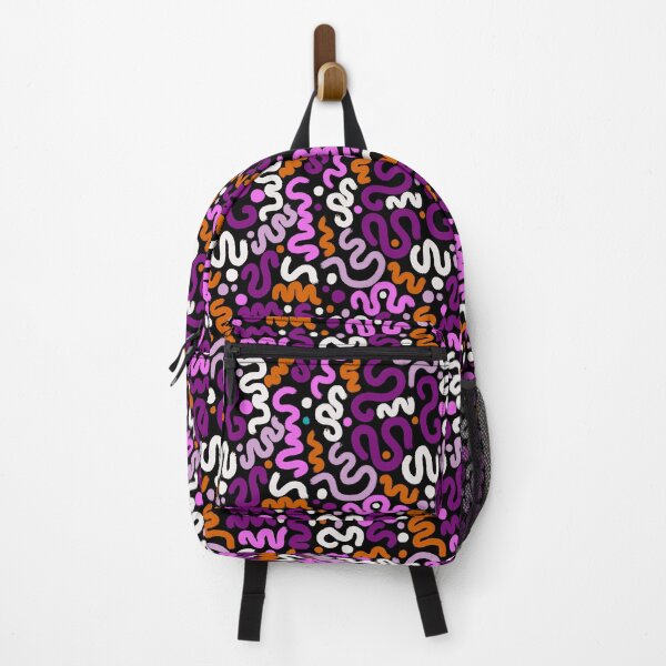 Item preview, Pink, Purple and Orange Squiggles designed and sold by Wndringnotlstco.