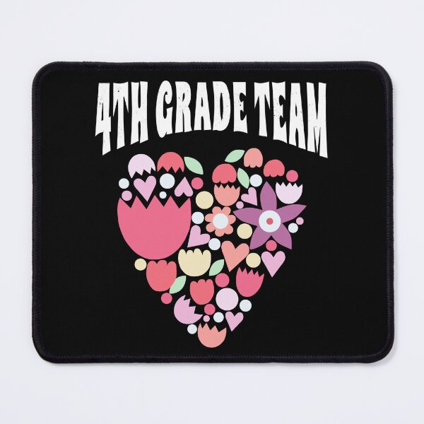 Item preview, Back to School Day Flower 4th Grade Teacher designed and sold by GraphismNinja.