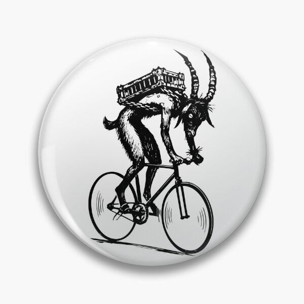 Item preview, GOAT on a bicycle designed and sold by zahirshop.