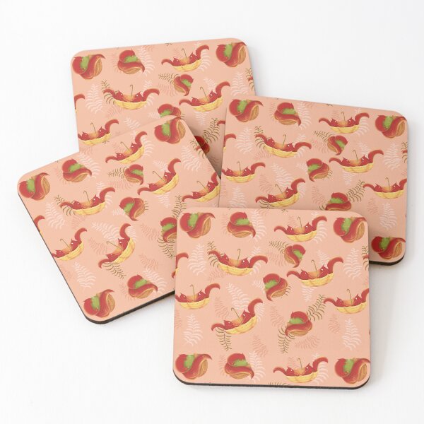 Item preview, Cute Squirrels Pattern Cute Fall Pattern Cute Autumn Fall Pattern Nature Leaf Leaves Umbrella Hibernating Squirrel Seamless Pattern Colorful Thanksgiving designed and sold by Stephen Scharf.