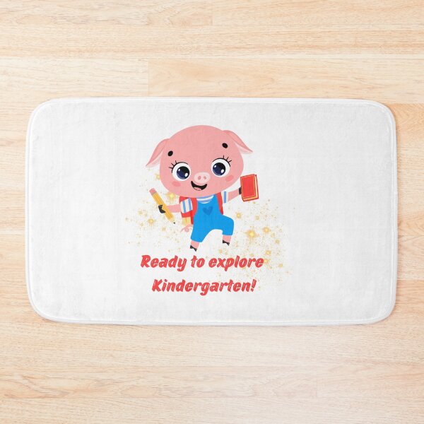 Item preview, Ready to explore Kindergarten - cute piggy design designed and sold by NadjasClothing.