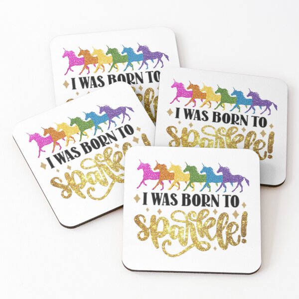 Item preview, Born to sparkle unicorn  designed and sold by KCAbdelnour.