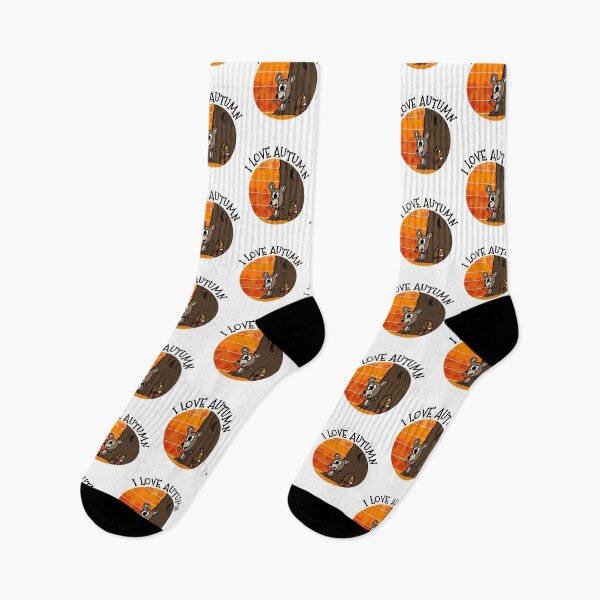 Item preview, I Love Autumn Mouse Fall Wildlife designed and sold by doodlerob.