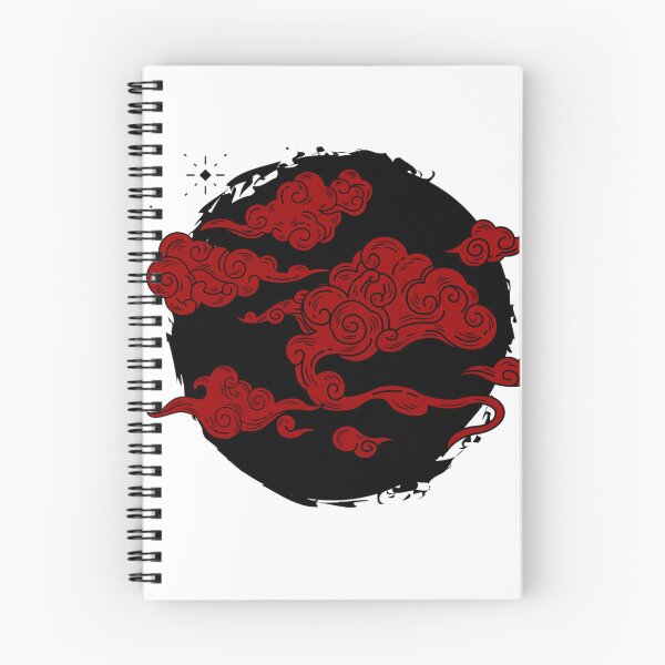 Item preview, Red japanese clouds designed and sold by hedoniism-shop.