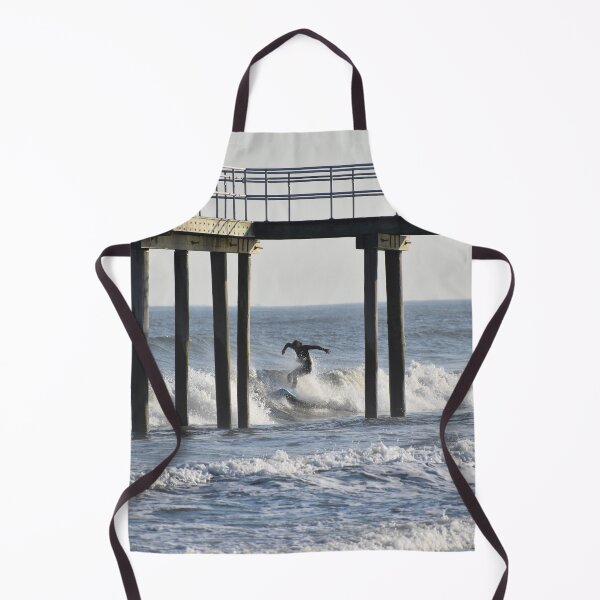 Item preview, Surfer through the Ventnor City NJ Fishing Pier designed and sold by LeslieMac713.