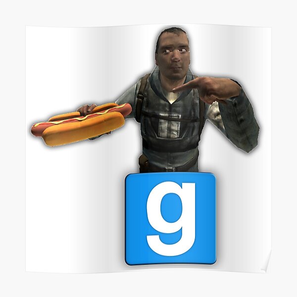 Garry's Mod Hotdog Poster