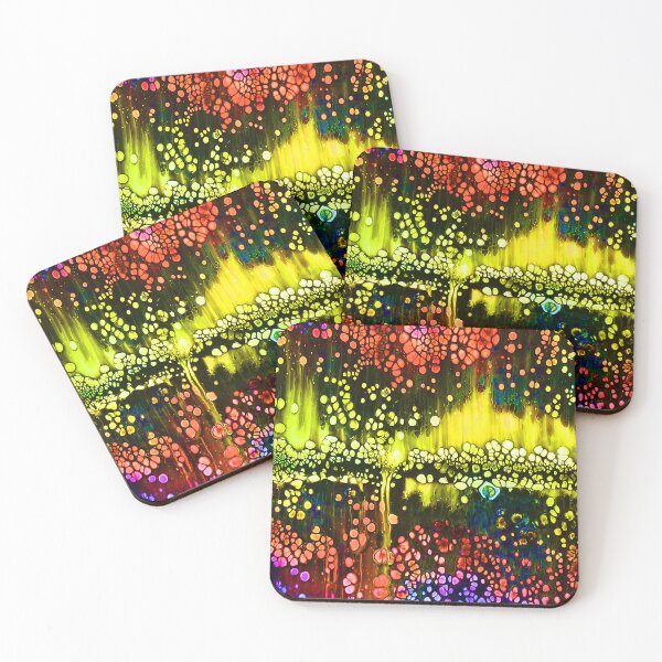 Item preview, City Lights on the Water Colorful Abstract designed and sold by Karen Simon.