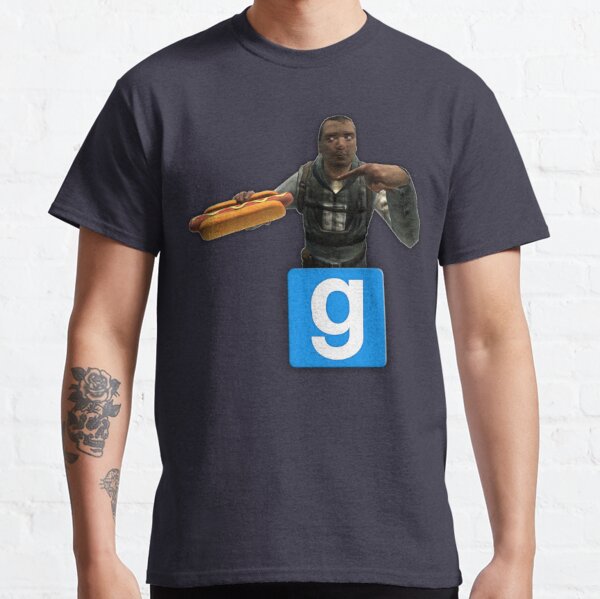 Garrys Mod T Shirts Redbubble - roblox garrys mod gmod zombie attack fun game with