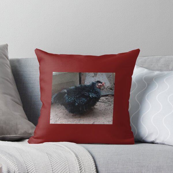 Item preview, Black Frizzled Cochin Bantam Chicken  designed and sold by Jaroffaith.