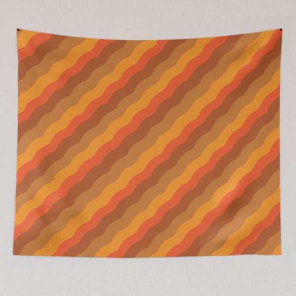 Item preview, Retro orange seamless pattern designed and sold by Oonamin.