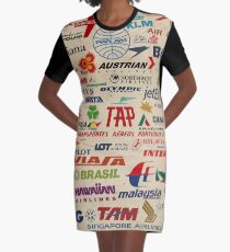 AIRLINES Graphic T-Shirt Dress