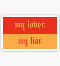 Halsey - Hopeless Fountain Kingdom - Eyes Closed - My Lover My Liar Sticker