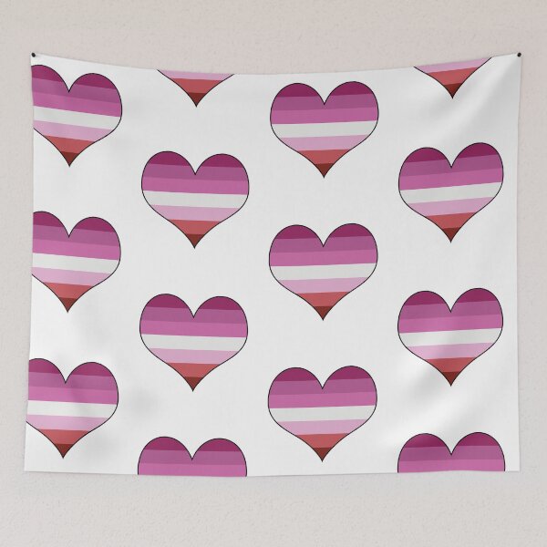 Aperçu de l'œuvre Rouge à lèvres Lesbian Heart créée et vendue par By Sapphire's Design.
