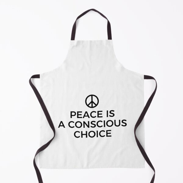 Item preview, PEACE IS A CONSCIOUS CHOICE (WHITE) designed and sold by AnaelDraw.