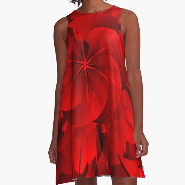 Item preview, Abstract: flower (red) designed and sold by artbleed.