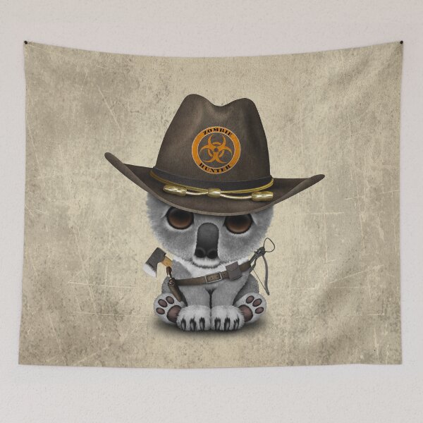 Item preview, Baby Koala Zombie Hunter designed and sold by JeffBartels.