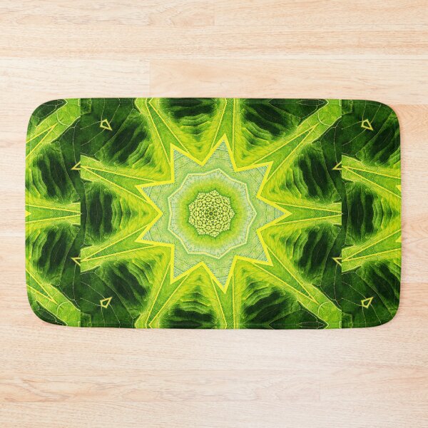 Item preview, ABSTRACT PAINTED GEOMETRIC ART BREADFRUIT PATTERN WITH LEAVES. designed and sold by Ralek.