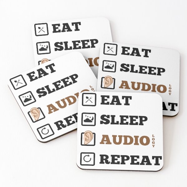 Item preview, Eat, Sleep, Audiology & Repeat designed and sold by lunacarter.
