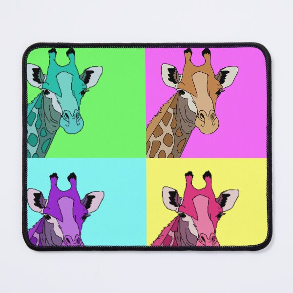 Item preview, Colorful giraffes cute Popular animals designed and sold by spaceopy.