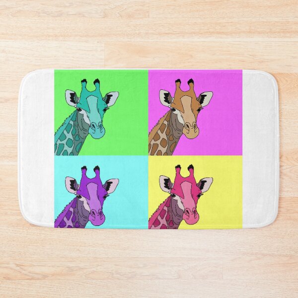 Item preview, Colorful giraffes cute Popular animals designed and sold by spaceopy.