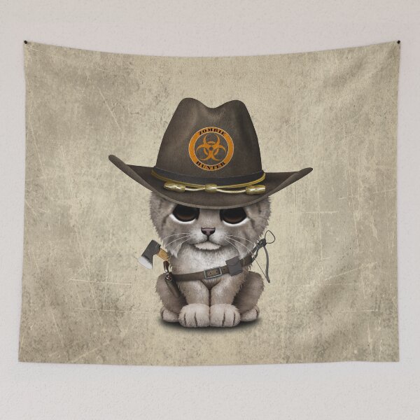 Item preview, Baby Lynx Zombie Hunter designed and sold by JeffBartels.
