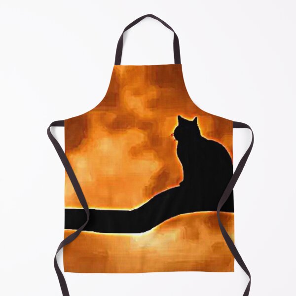 Item preview, Study of a contemplating cat at night designed and sold by RAJAT KANTI CHAKRABARTY.
