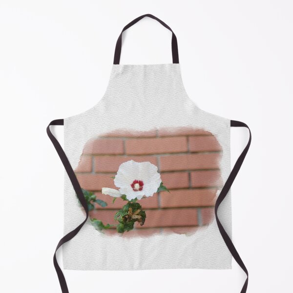 Aperçu de l'œuvre Oeuvre originale d'aquarelle numérique Hibiscus syriacus blanc créée et vendue par paragonDesign28.