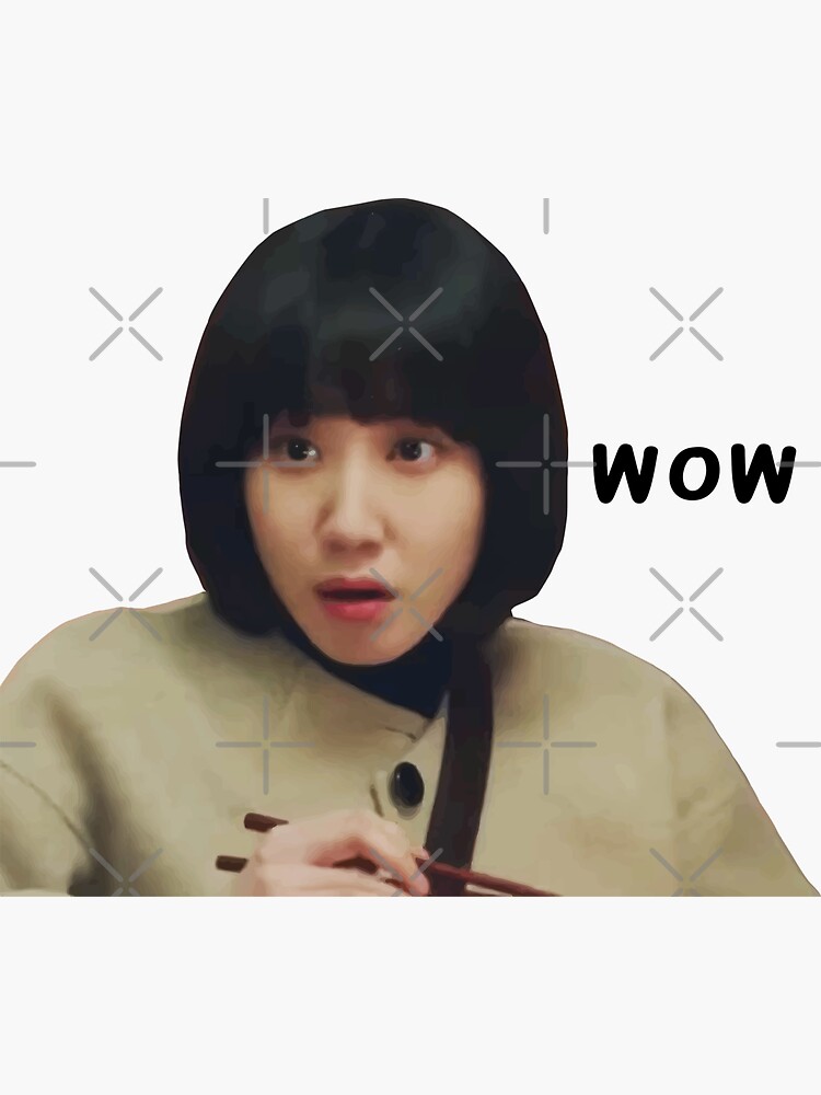 "Extraordinary Attorney Woo "wow"" Sticker for Sale by AliciaLee