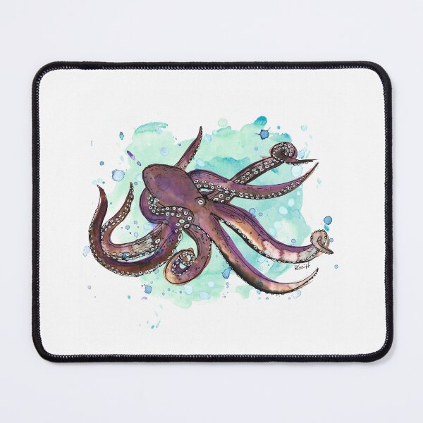 Item preview, Purple Octopus designed and sold by NereidArt.
