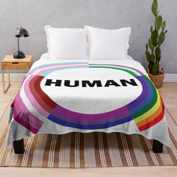 Item preview, Human - We Are All Human - Gay Pride designed and sold by MauveMoves.