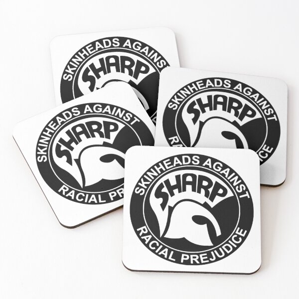 Item preview, SHARP Skins against racism in black design designed and sold by ModSupporters.