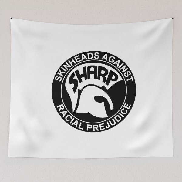 Item preview, SHARP Skins against racism in black design designed and sold by ModSupporters.