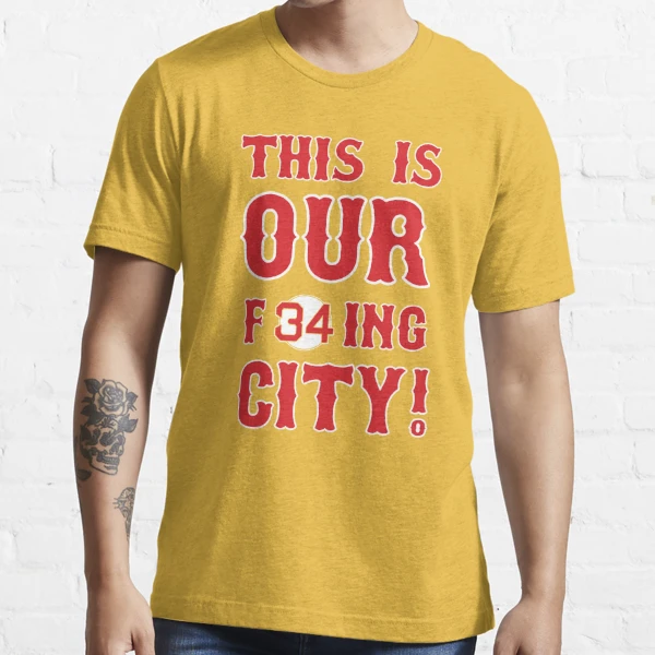 Boston Red Sox DH David Ortiz selling 'This is our f'n city' t-shirts for  charity