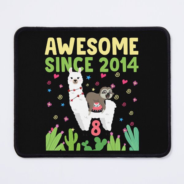 Item preview, 8 Year Old Awesome Since 2014 8th Birthday Gifts Teens Girls and Boys designed and sold by myrosetee.