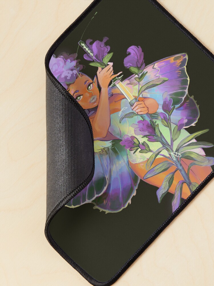 Alternate view of Weapon Fairies / Shamshir + Erebid moth Mouse Pad