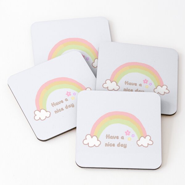 Item preview, Pastel rainbow have a nice day soft aesthetic classic tshirt sticker  designed and sold by Loveartse.