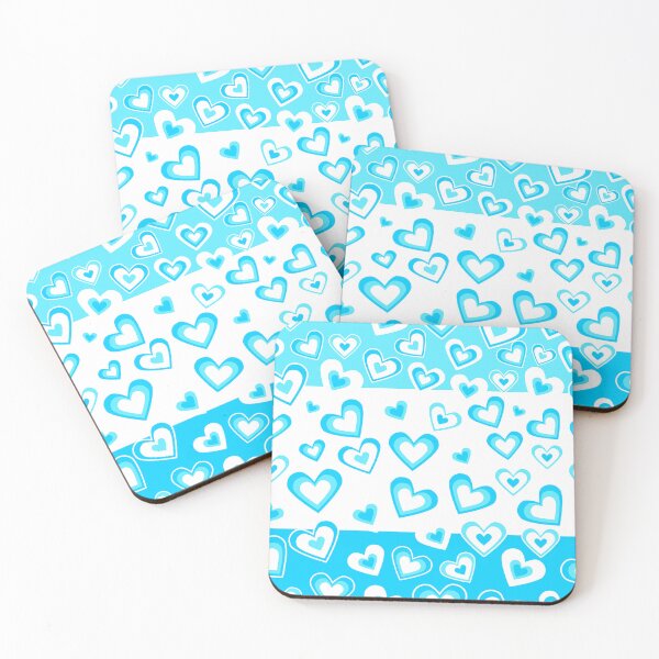 Item preview, Turquoise Hearts designed and sold by MyTshirtArt.