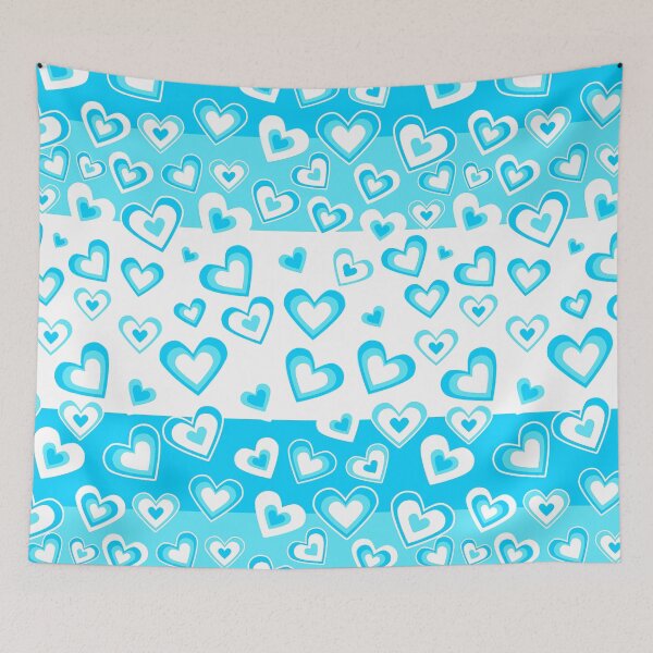 Item preview, Turquoise Hearts designed and sold by MyTshirtArt.