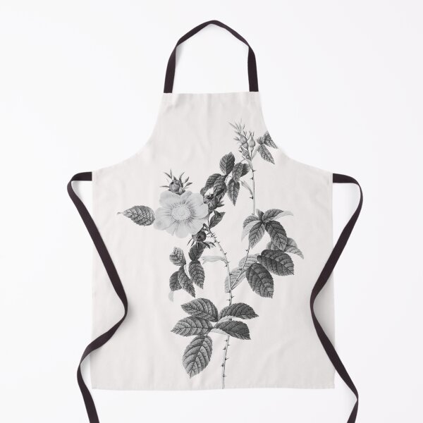 Item preview, Dog Rose Flower, Alternative Illustration - Grey and White Rose designed and sold by DaphneKstudio .