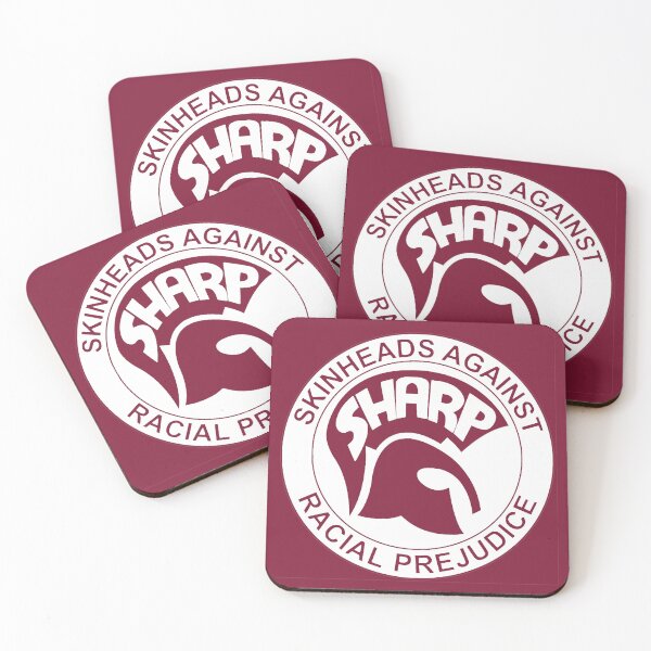 Item preview, SHARP Skins against racism in white design designed and sold by ModSupporters.