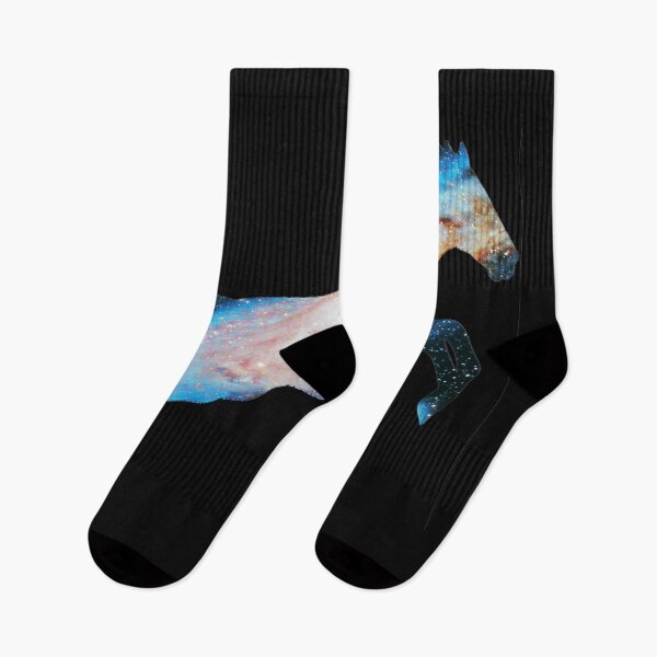Item preview, Jumping Horse Animals Galaxy Horses Outer Space Galloping Silhouette  designed and sold by Siela.