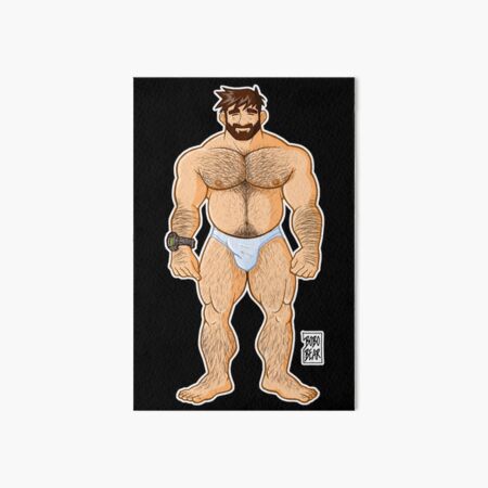 ADAM LIKES UNDERWEAR - CHARACTER ONLY Art Board Print