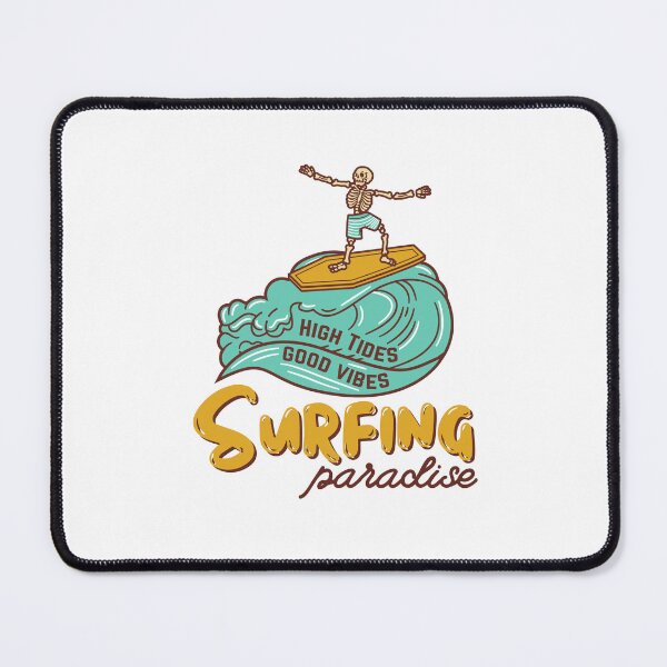 Item preview, Surfing Paradise - Skeleton Surfing designed and sold by Pixelish.