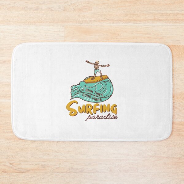 Item preview, Surfing Paradise - Skeleton Surfing designed and sold by Pixelish.